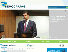 Tablet Screenshot of democrataspr.org.br